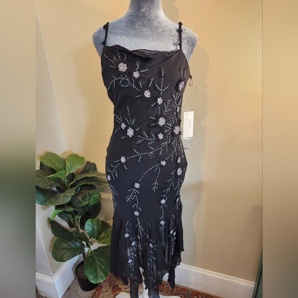 Chicas Beaded Vintage Style Dress